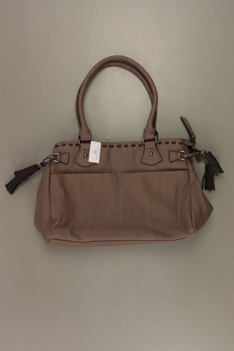 Henkeltasche braun aus Polyurethan