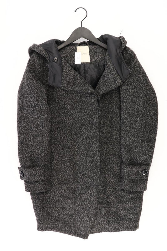 Nümph Kapuzenmantel Gr. 38 grau aus Polyester