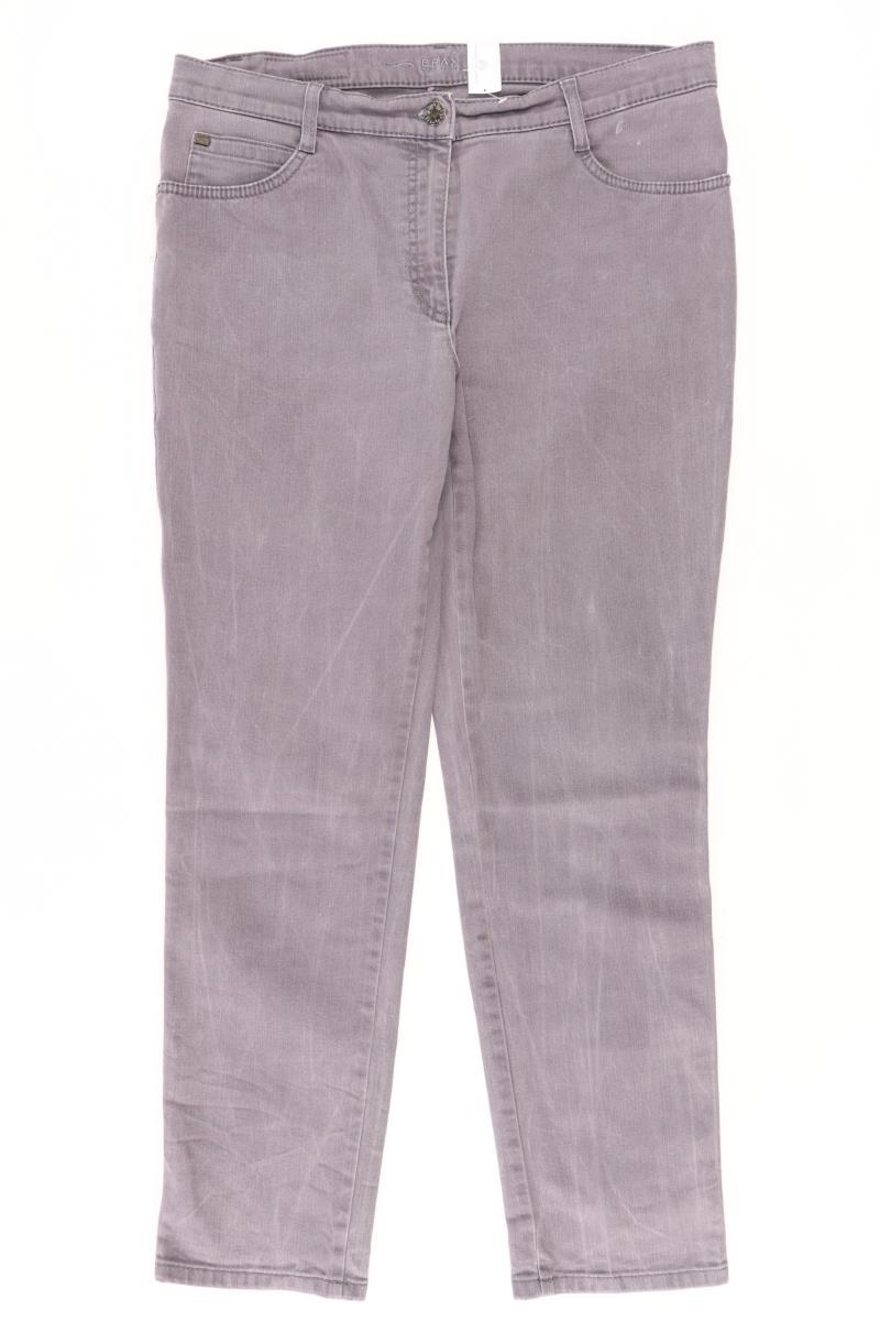 Brax Straight Jeans Gr. Kurzgröße 42 lila aus Baumwolle