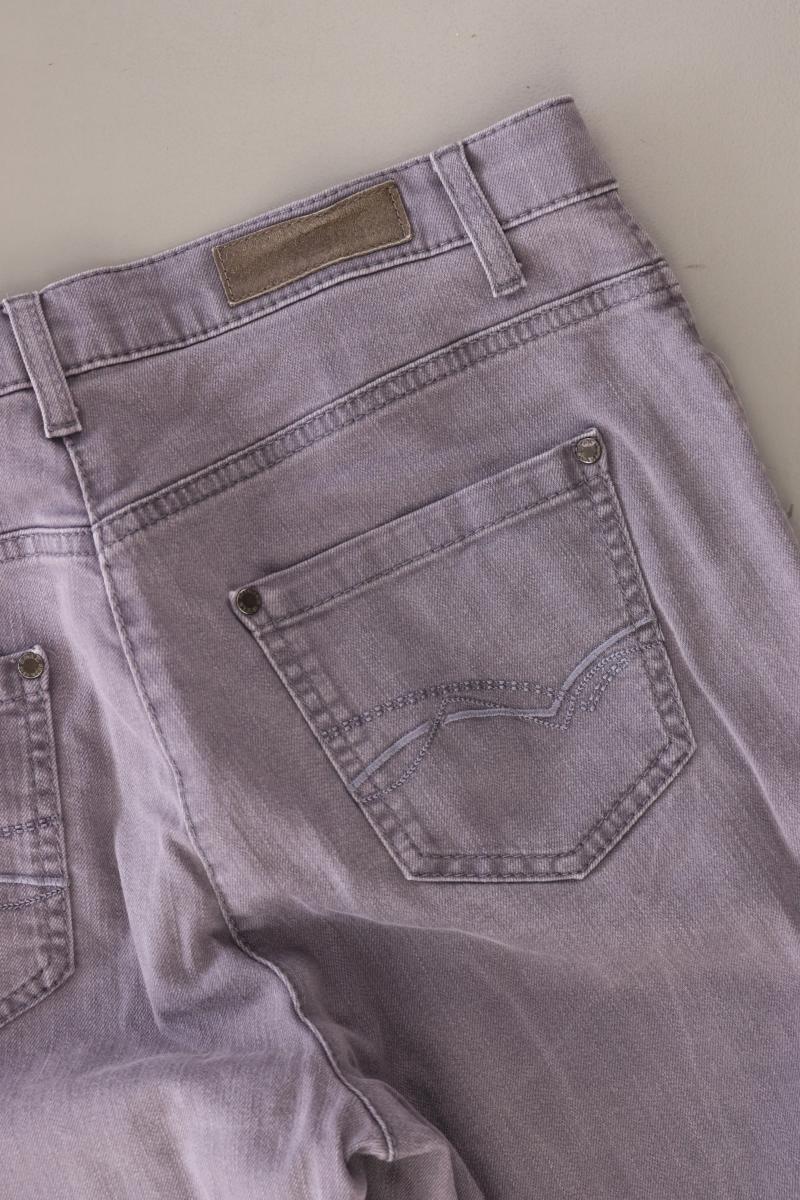Brax Straight Jeans Gr. Kurzgröße 42 grau aus Baumwolle