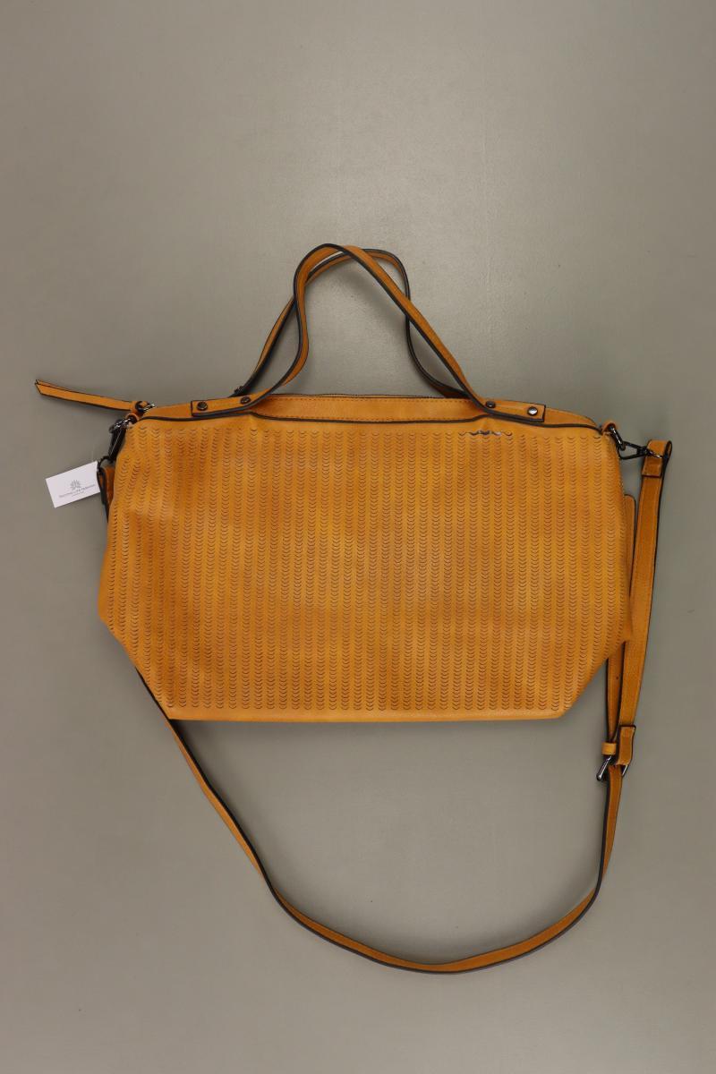 Henkeltasche orange aus Polyurethan