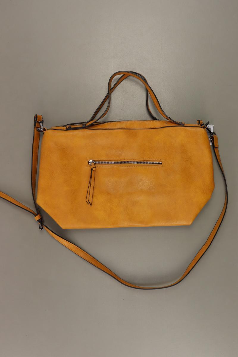 Henkeltasche orange aus Polyurethan