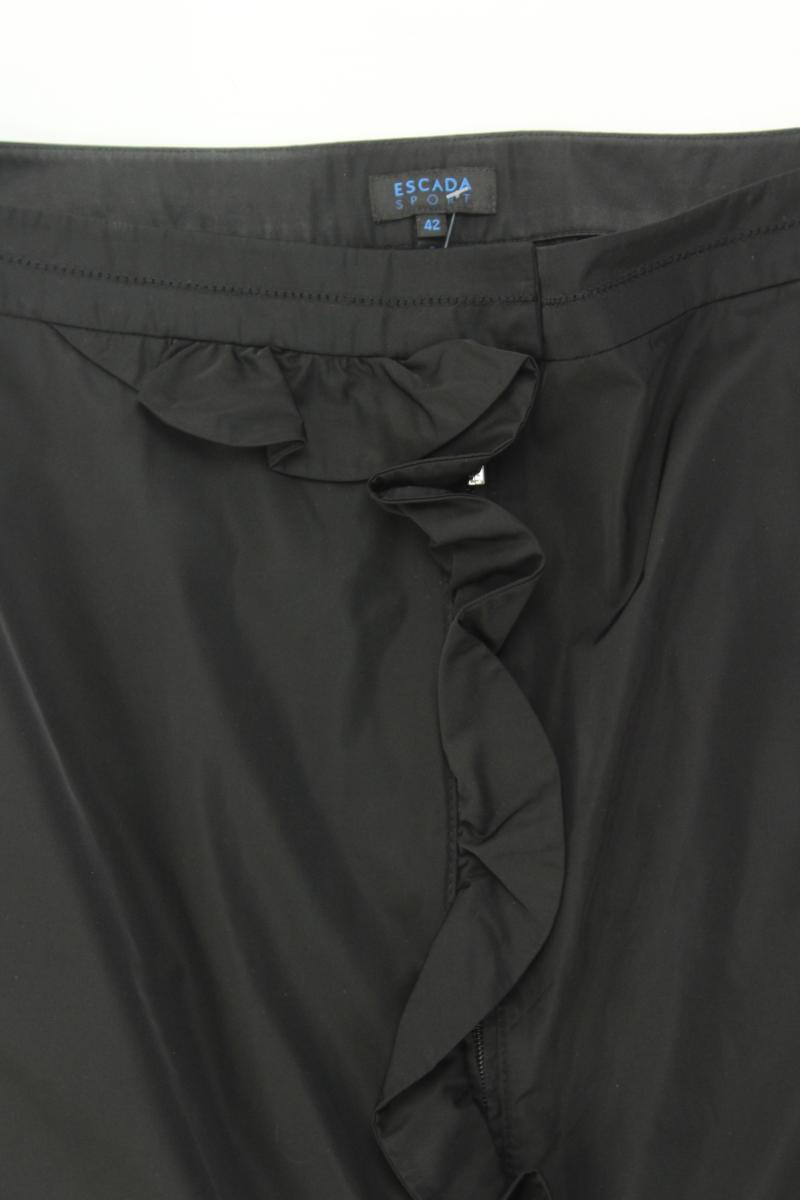 Escada Sport Midirock Gr. 42 neuwertig schwarz aus Polyester