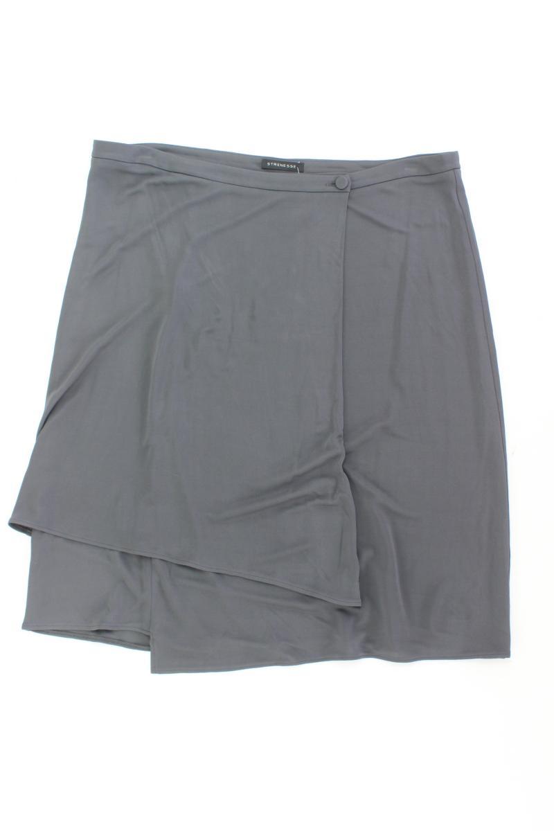Strenesse Wickelrock Gr. 42 grau aus Viskose