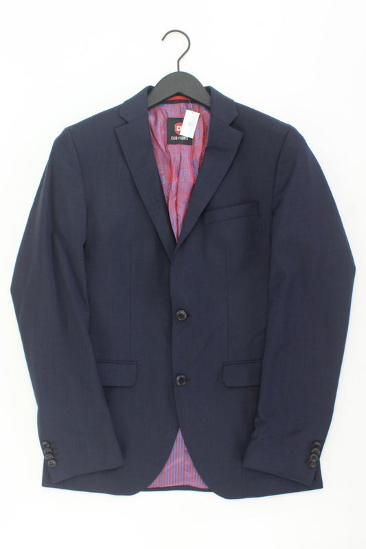 Club of Gents Longsakko für Herren Gr. S neuwertig blau aus Polyester