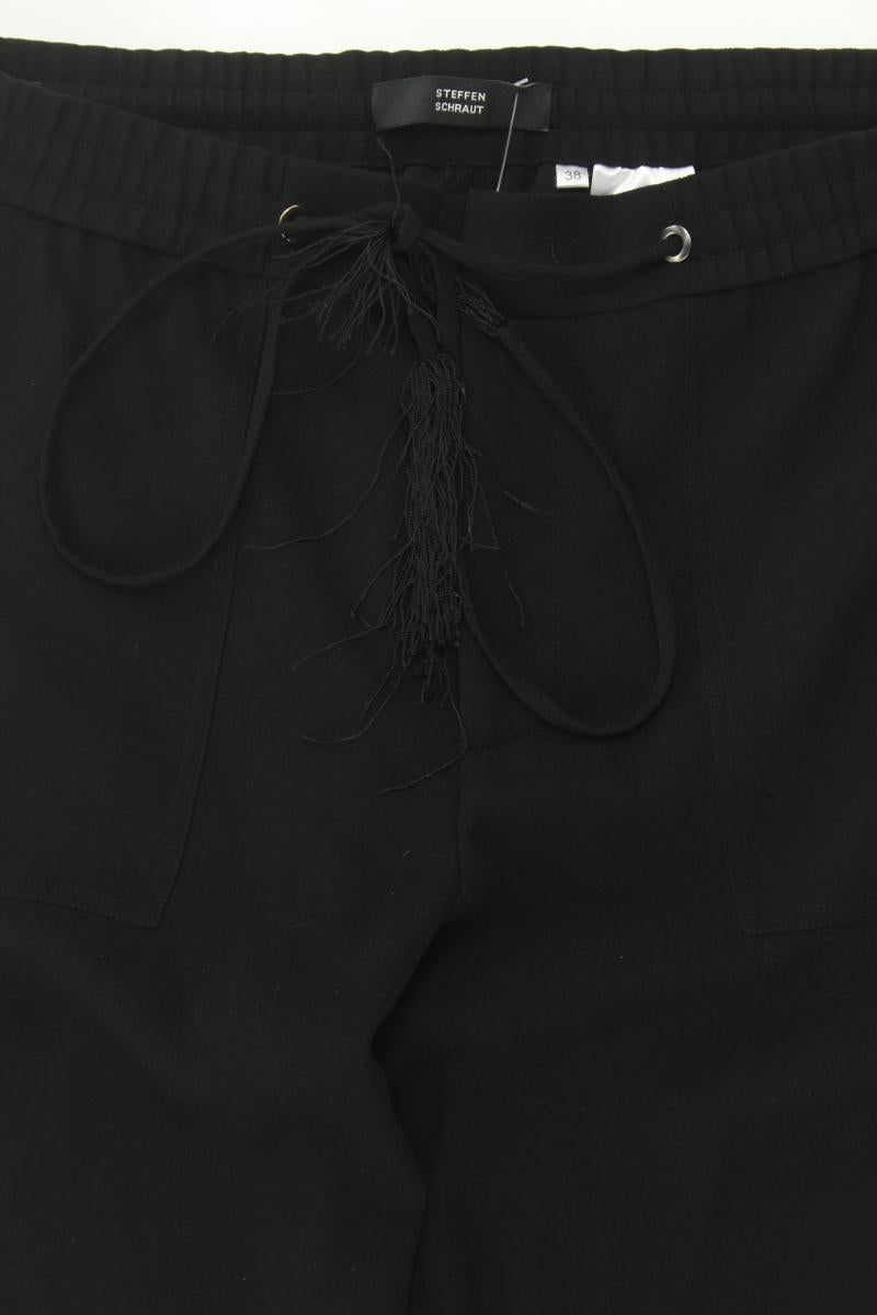 Steffen Schraut Hose Gr. 38 neuwertig schwarz aus Polyester