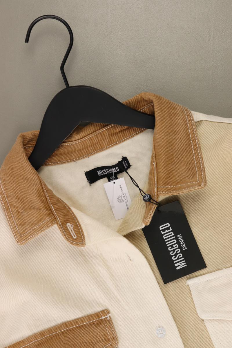 MISSGUIDED Langarmbluse Gr. 34 neu mit Etikett braun aus Baumwolle