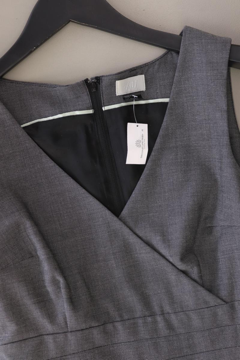 H&M Bleistiftkleid Gr. 36 Ärmellos grau aus Polyester