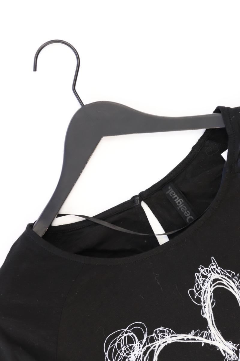 Desigual Longsleeve-Shirt Gr. XS Langarm schwarz aus Baumwolle