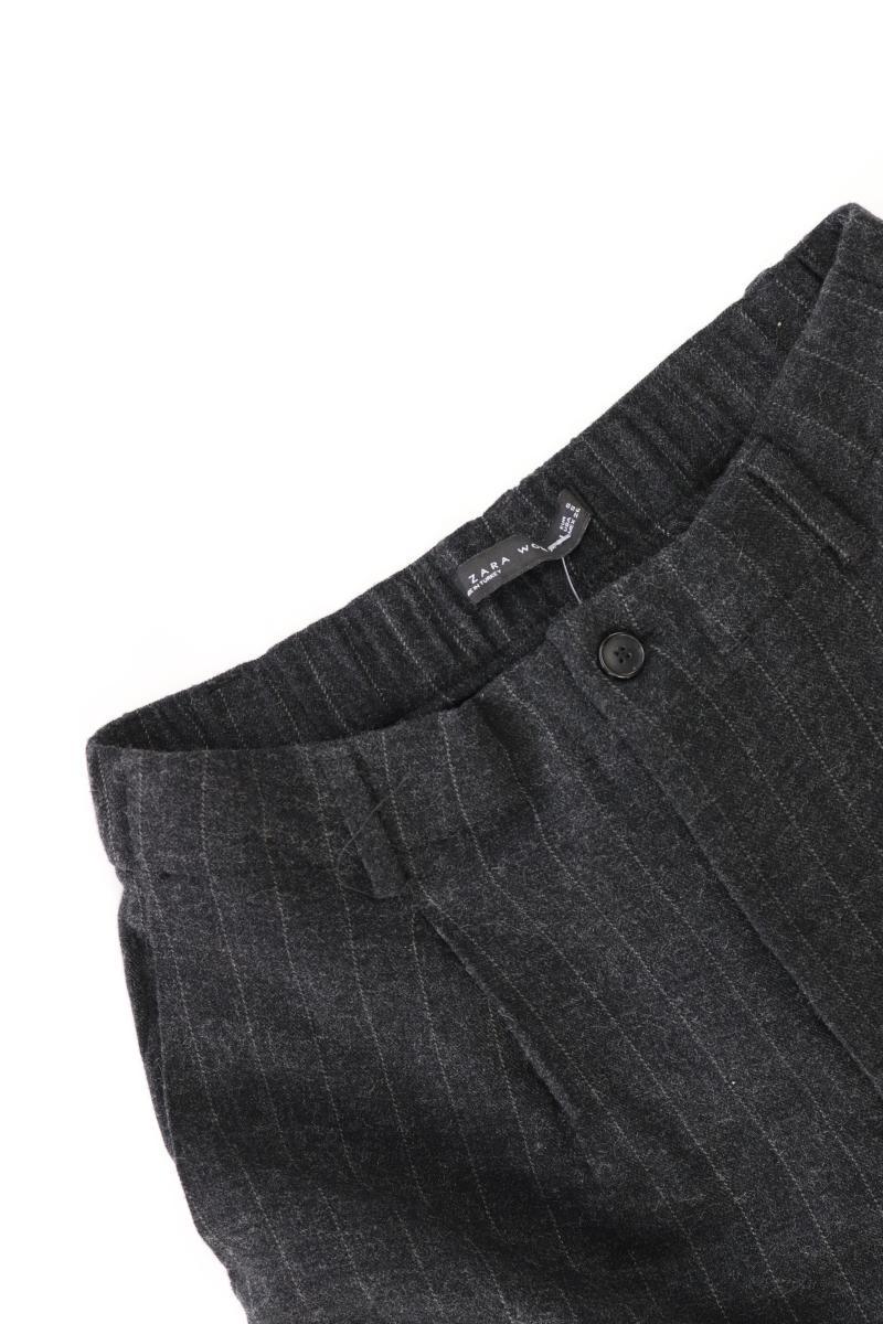 Zara 7/8 Hose Gr. S gestreift grau aus Viskose
