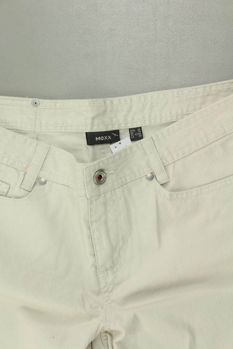 Mexx Shorts Gr. 40 creme aus Baumwolle