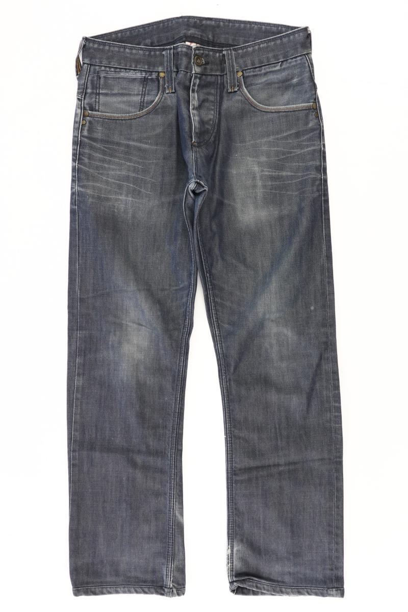 Zara Straight Jeans für Herren Gr. W30 grau aus Baumwolle