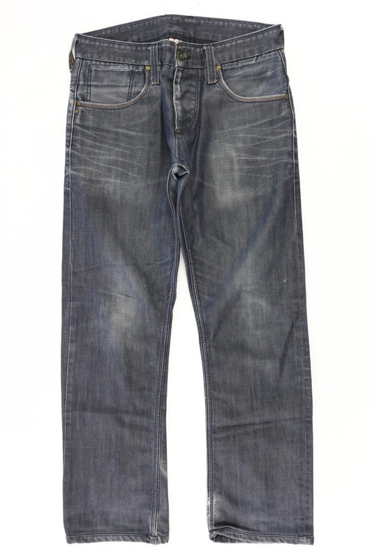 Zara Straight Jeans für Herren Gr. W30 grau aus Baumwolle