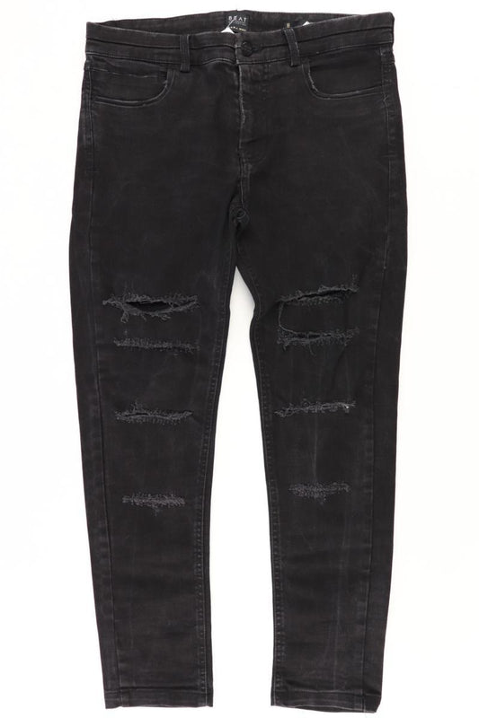 Zara Skinny Jeans für Herren Gr. US 40 schwarz aus Baumwolle