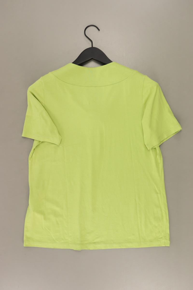 Paola T-Shirt Gr. 40 Kurzarm grün aus Viskose