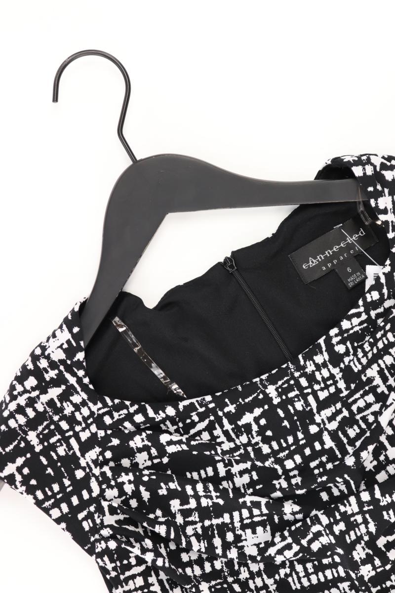 Connected Apparel Bleistiftkleid Gr. UK 6 (XS) Kurzarm schwarz aus Polyester