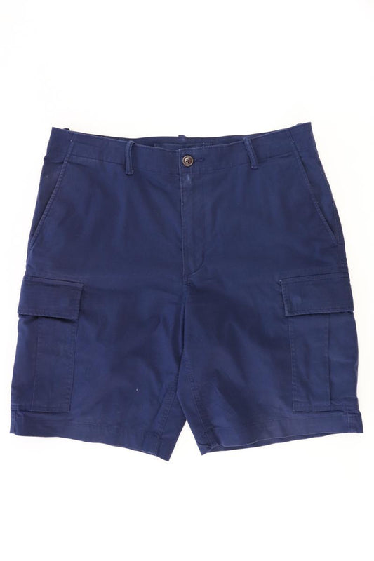 Lands' End Cargoshorts für Herren Gr. 52 blau aus Baumwolle