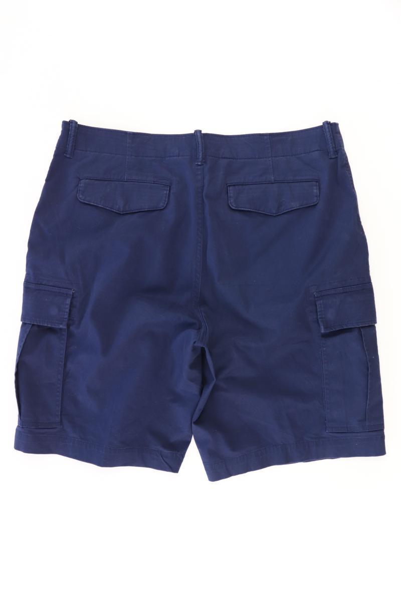 Lands' End Cargoshorts für Herren Gr. 52 blau aus Baumwolle