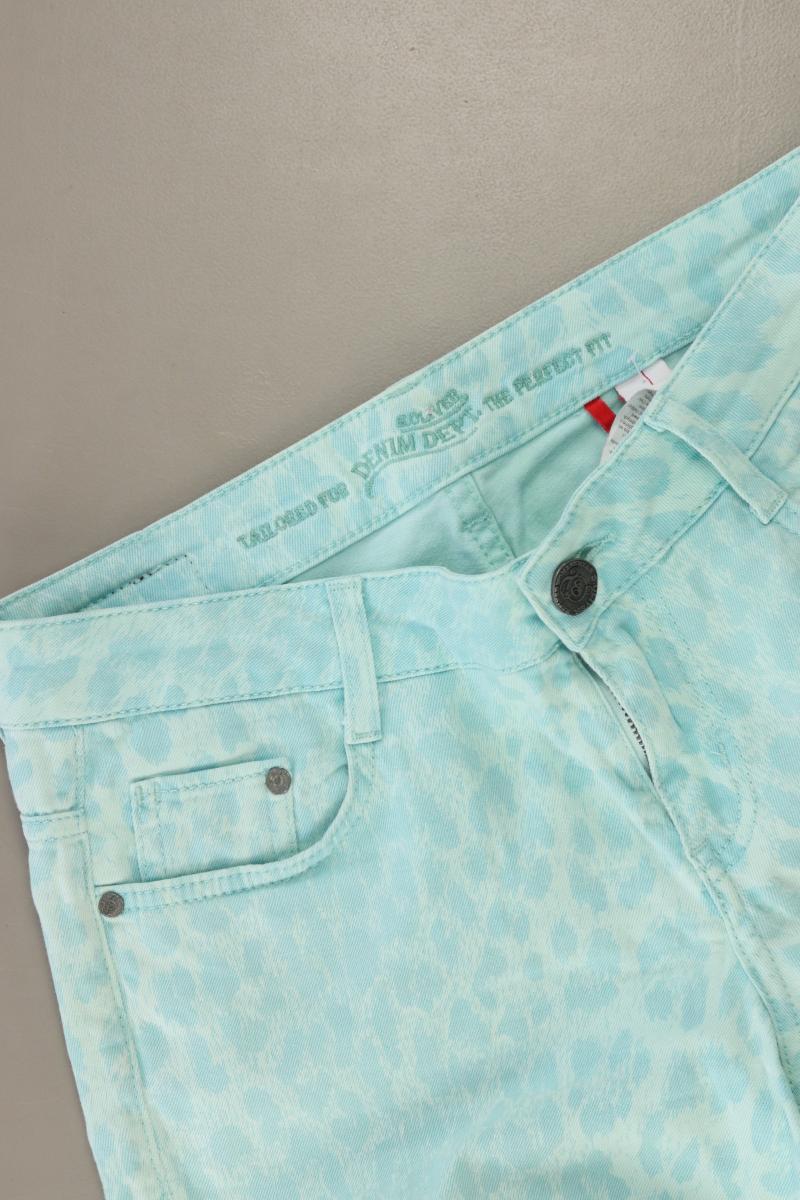 s.Oliver Skinny Jeans Gr. 34/L32 türkis aus Baumwolle