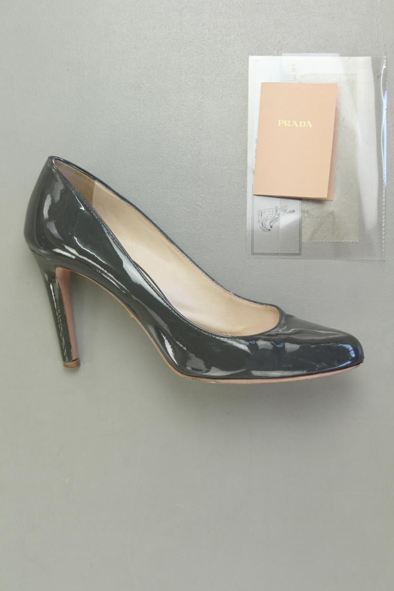 Prada Pumps Gr. 39,5 Neupreis: 590,0€! grau aus Leder