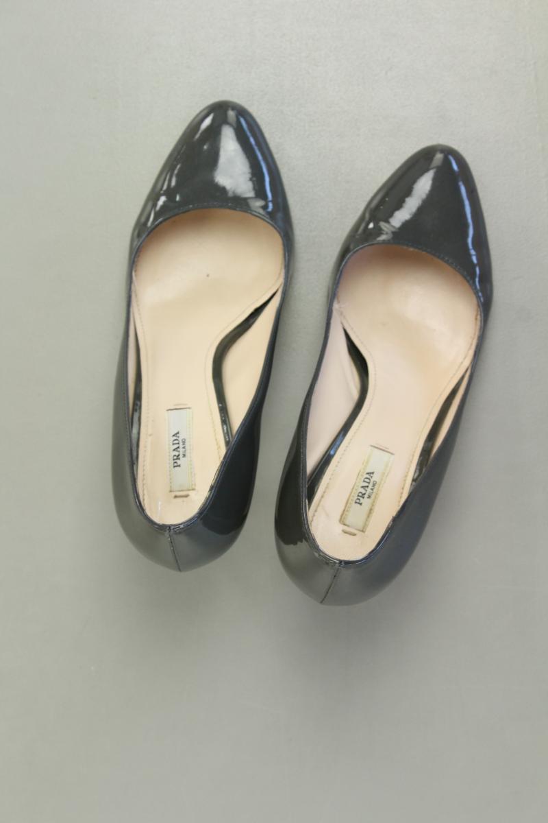 Prada Pumps Gr. 39,5 Neupreis: 590,0€! grau aus Leder