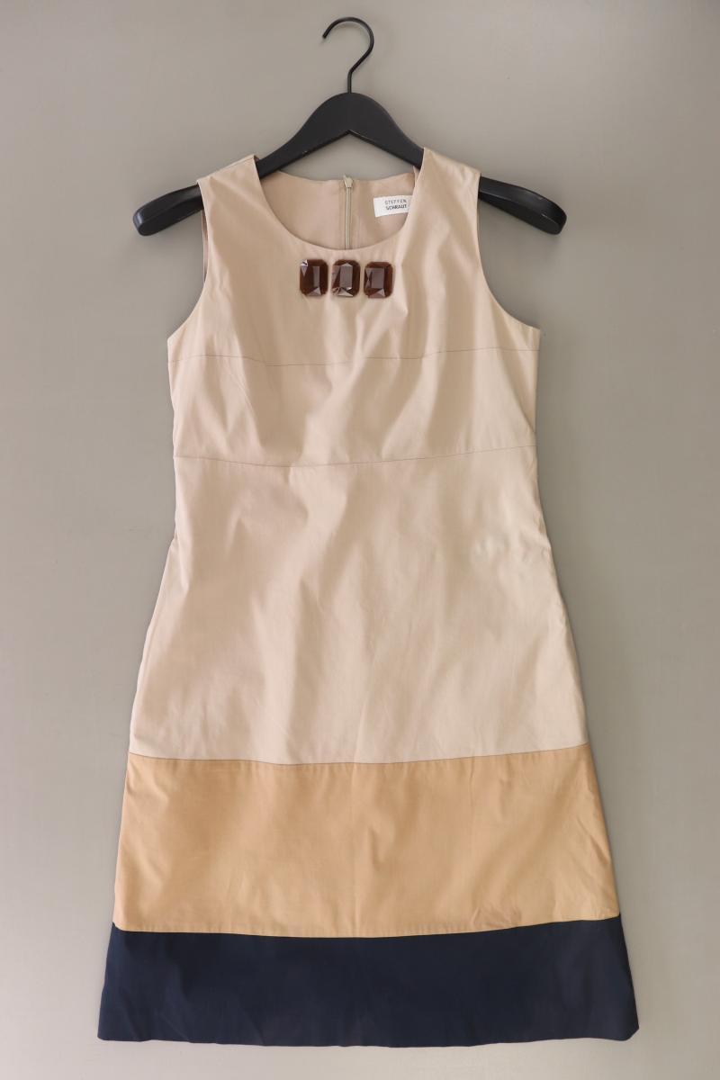 Steffen Schraut Trägerkleid Gr. 36 Ärmellos braun aus Baumwolle
