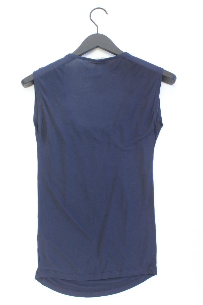 Esprit T-Shirt Gr. XS Kurzarm blau aus Viskose