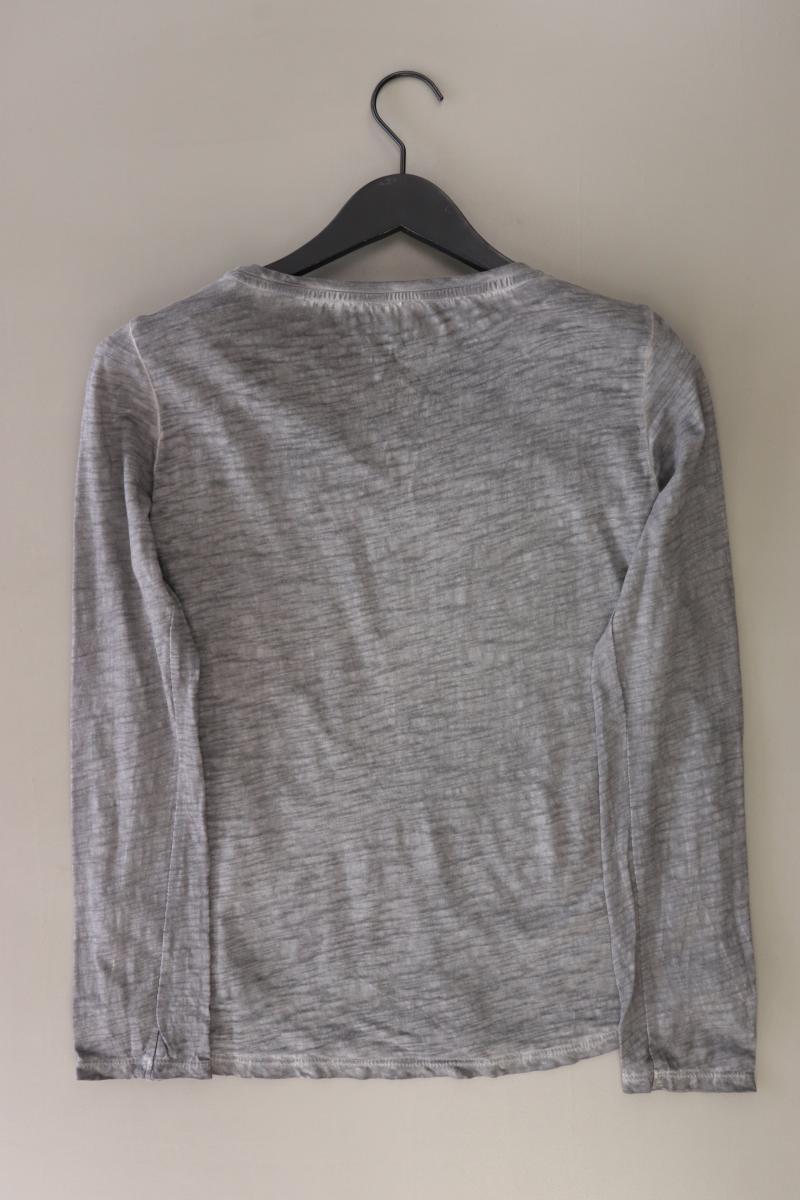 Tom Tailor Longsleeve-Shirt Gr. S neuwertig Langarm grau aus Baumwolle