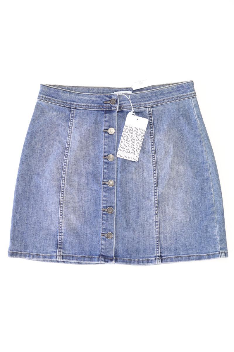 Manguun Jeansrock Gr. 38 neu mit Etikett blau aus Baumwolle