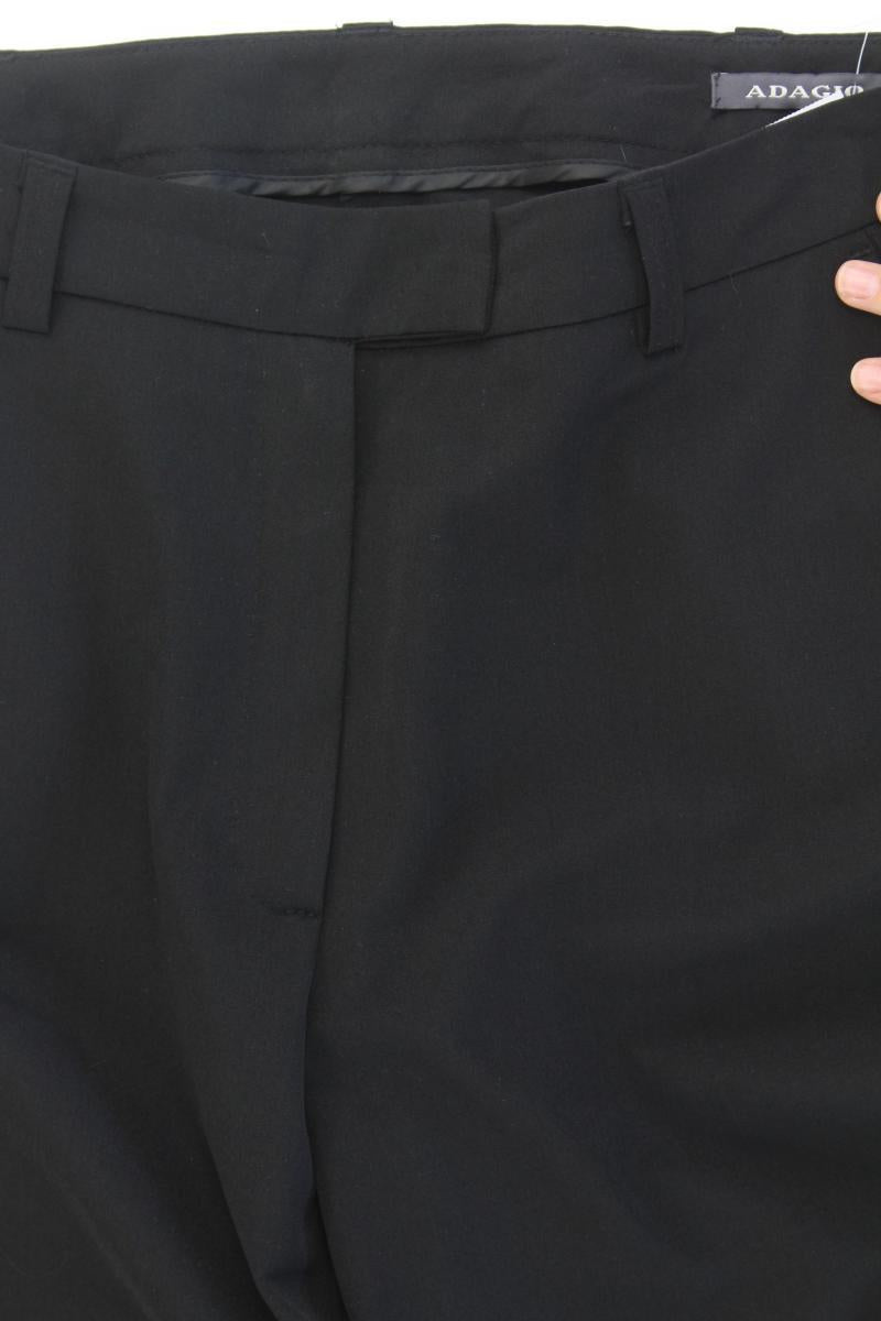 Adagio Anzughose Gr. Kurzgröße 22 schwarz aus Polyester