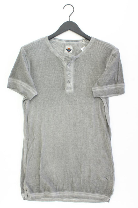 Esprit T-Shirt für Herren Gr. M Kurzarm grau aus Baumwolle