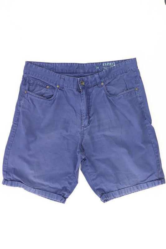 Esprit Shorts für Herren Gr. 34 blau aus Baumwolle