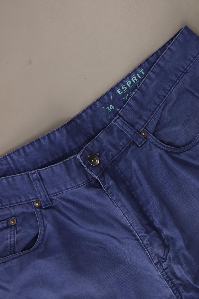 Esprit Shorts für Herren Gr. W34 blau aus Baumwolle