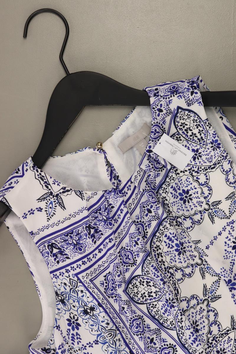 H&M Kleid Gr. 36 Ärmellos blau aus Polyester