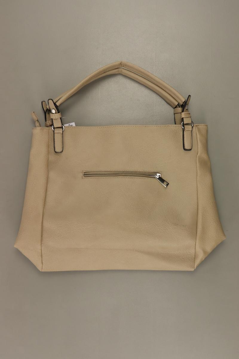 Schultertasche creme aus Polyurethan