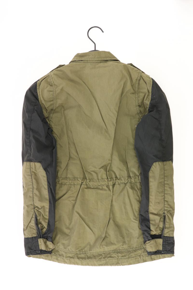 Vila Lange Jacke Gr. XS olivgrün aus Baumwolle