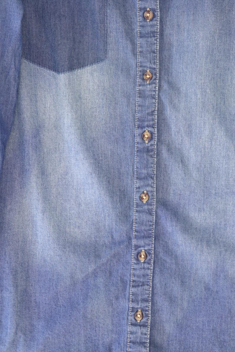 Jacqueline de Yong Jeansbluse Gr. 36 Langarm blau aus Baumwolle