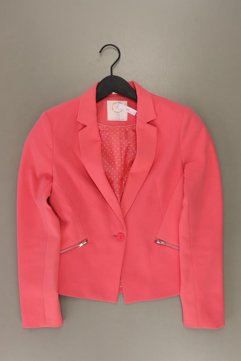 Bershka Blazer Gr. M pink aus Polyester