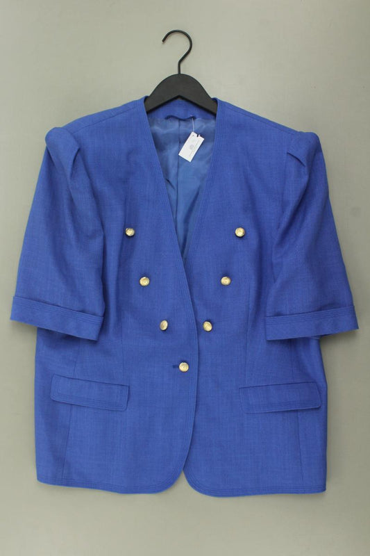 Delmod Longblazer Gr. 46 neuwertig Vintage blau aus Polyester