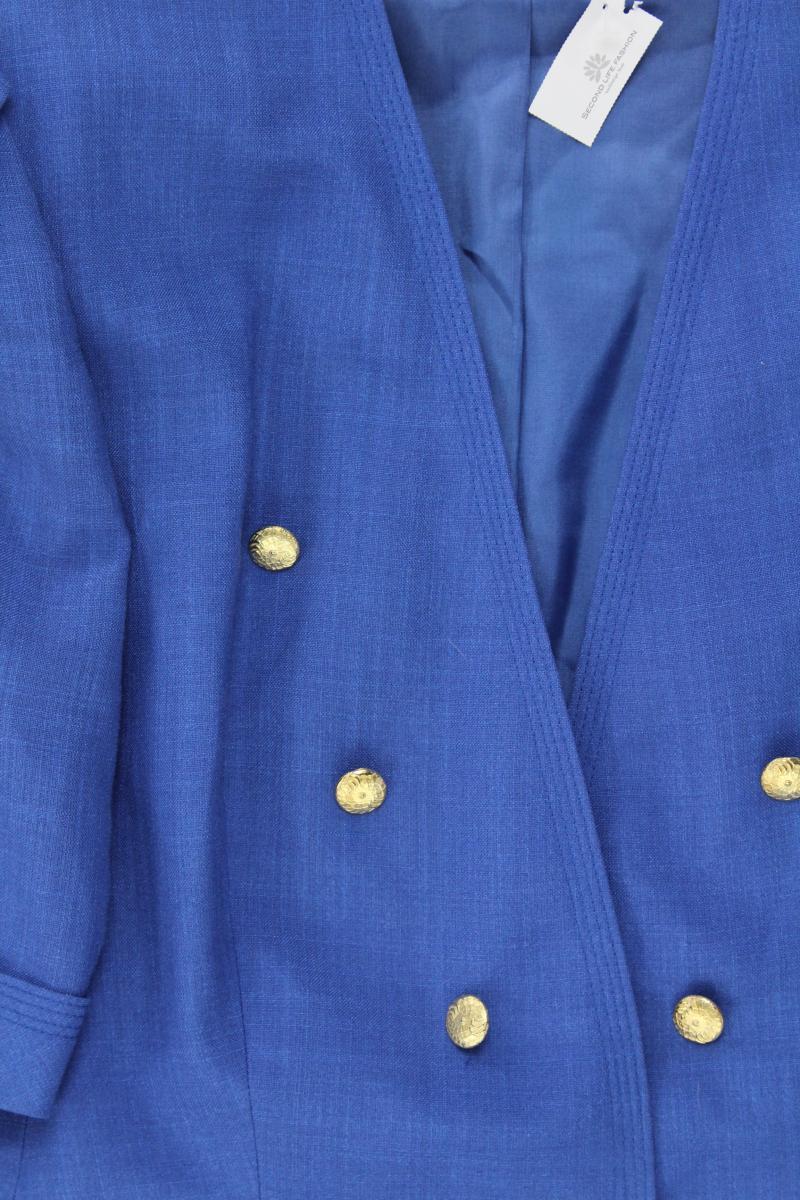 Delmod Longblazer Gr. 46 neuwertig Vintage blau aus Polyester