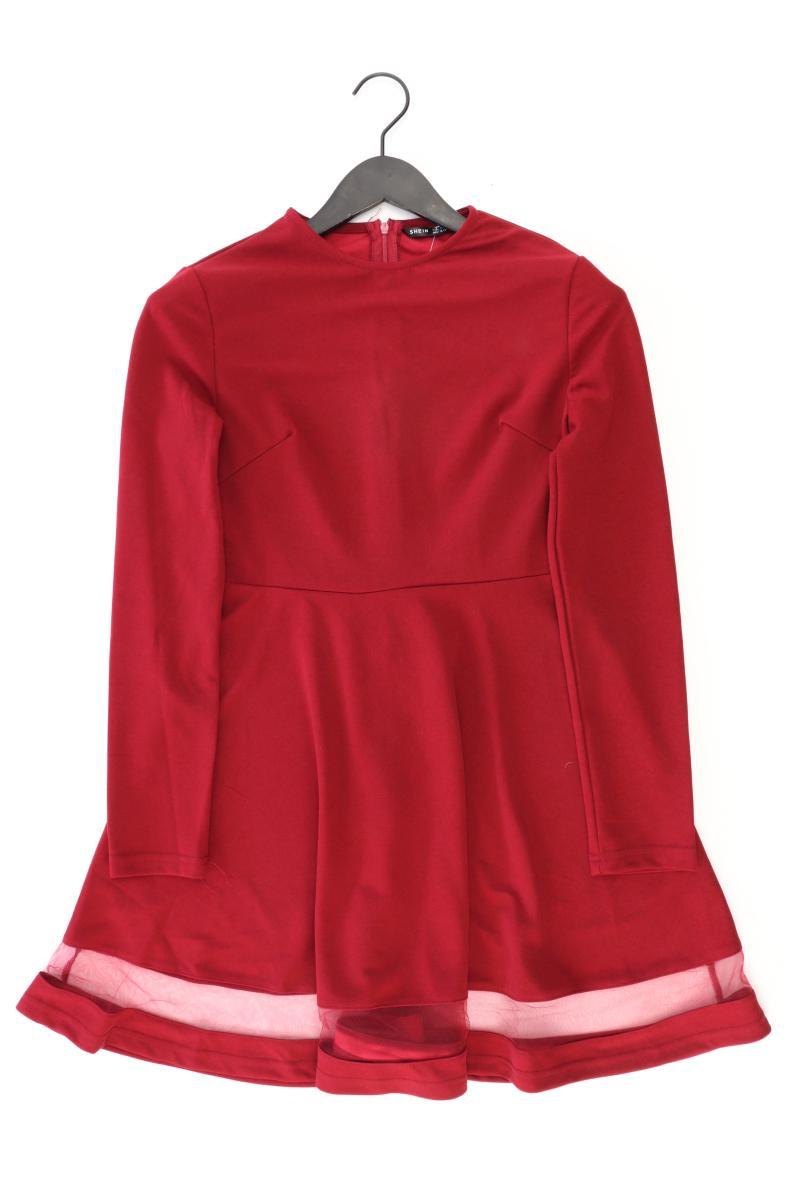 Langarmkleid Gr. M rot aus Polyester