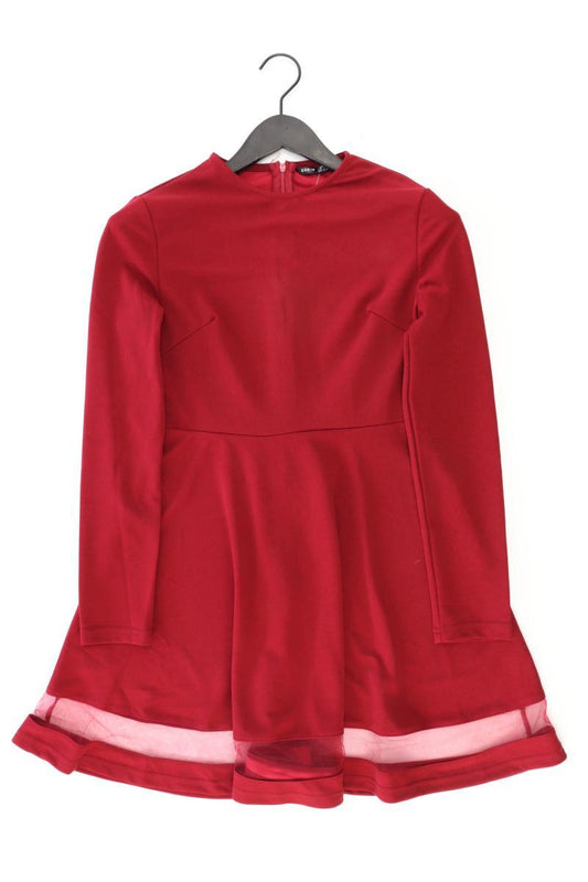 Langarmkleid Gr. M rot aus Polyester