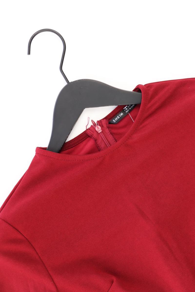 Langarmkleid Gr. M rot aus Polyester