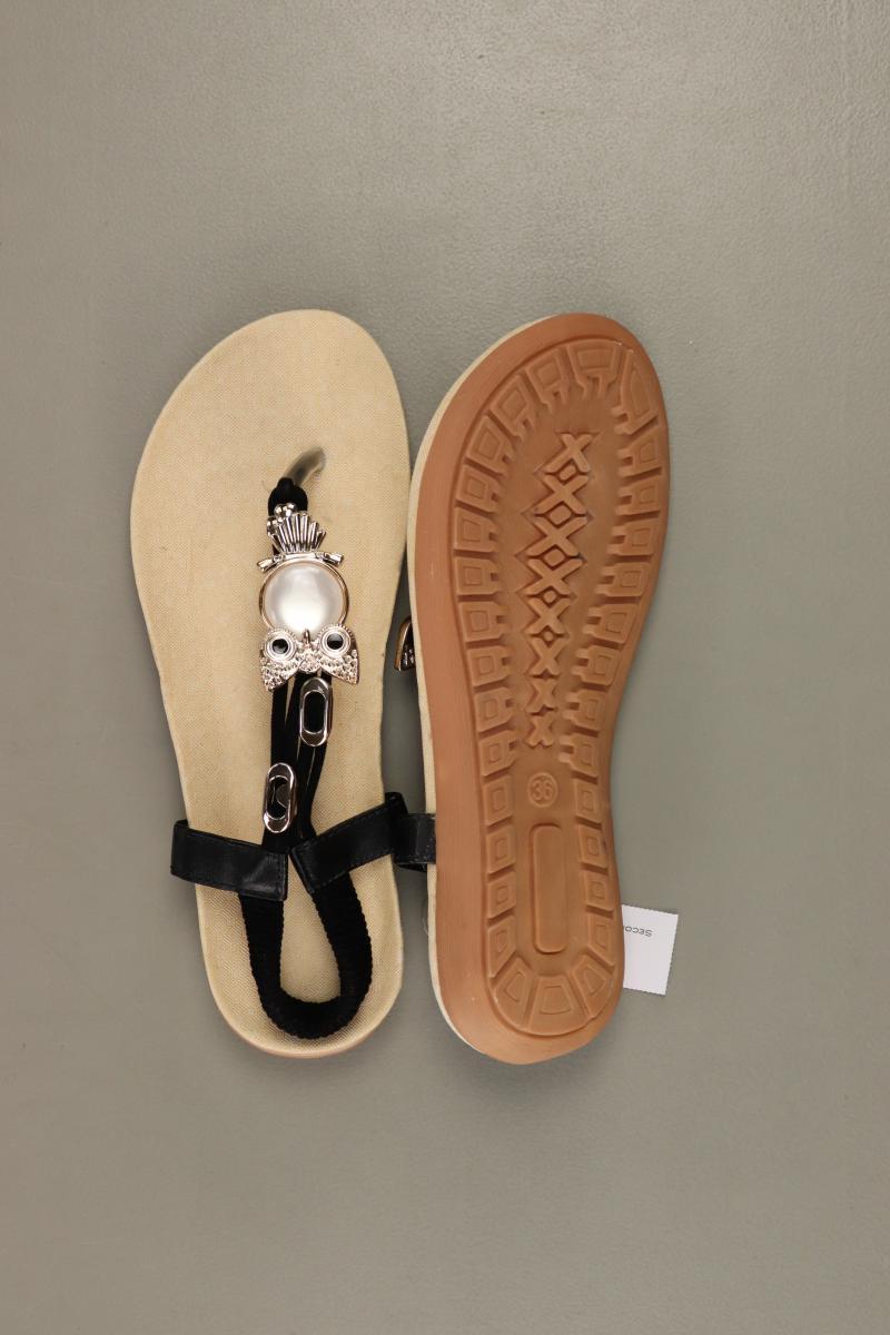 Sandalen Gr. 36 neuwertig schwarz