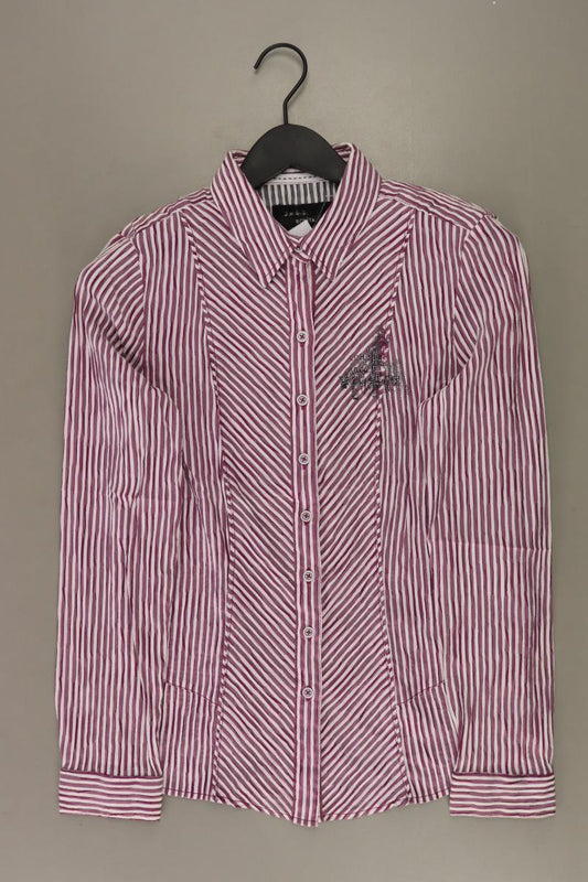 Bonita Langarmbluse Gr. 40 gestreift lila aus Polyester