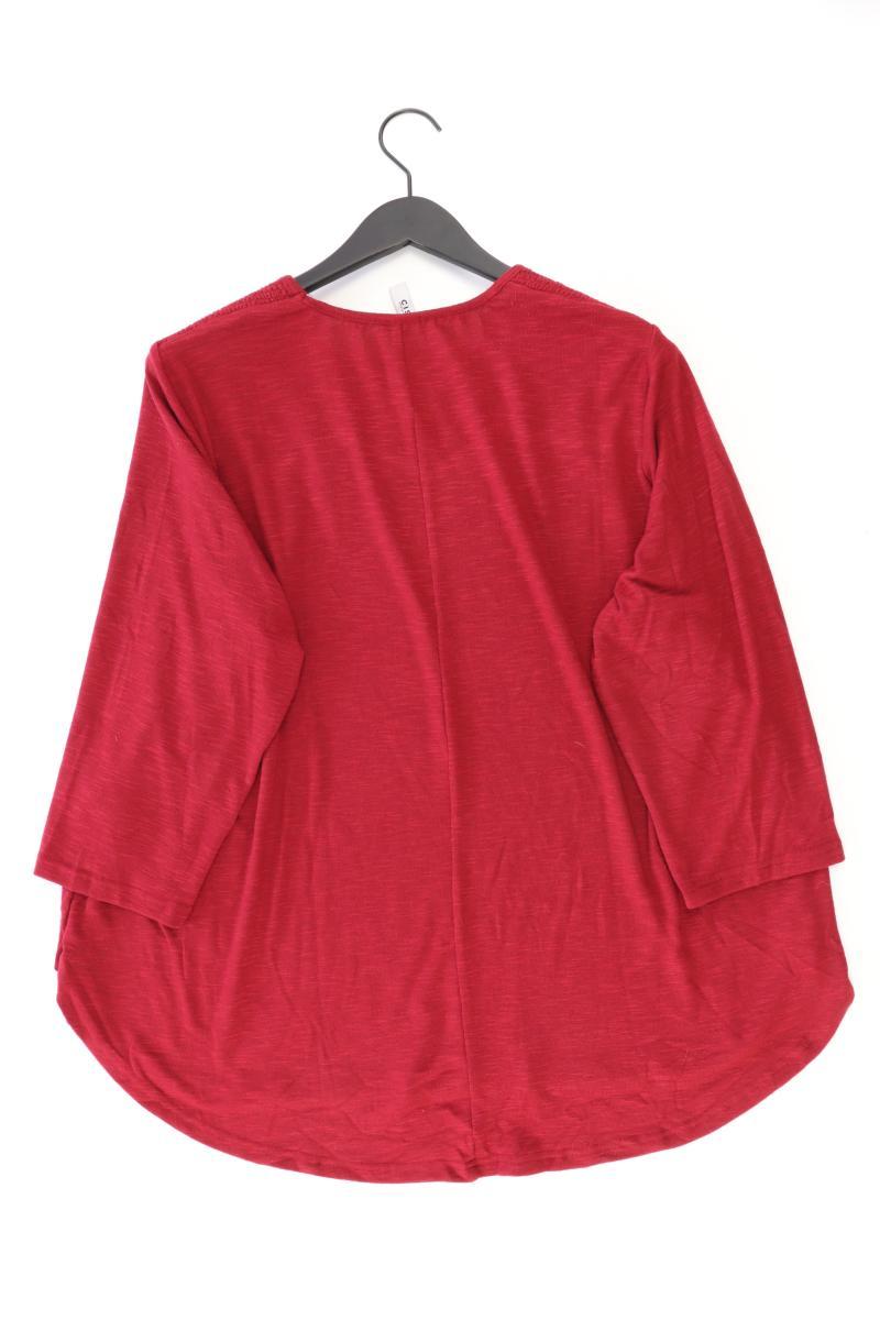 Ciso Shirt Gr. XL neu mit Etikett 3/4 Ärmel rot aus Viskose