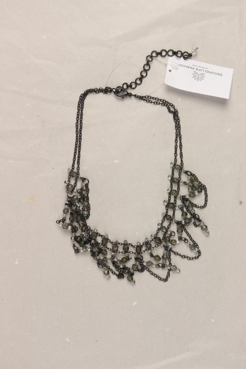 Second Hand Outfit Größe L mit Taifun Strickjacke in Gr. 42 und Halskette