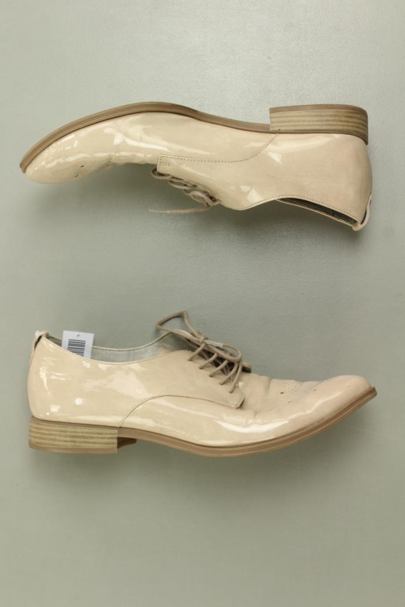 Tamaris Schuhe Gr. 42 creme aus Kunstleder