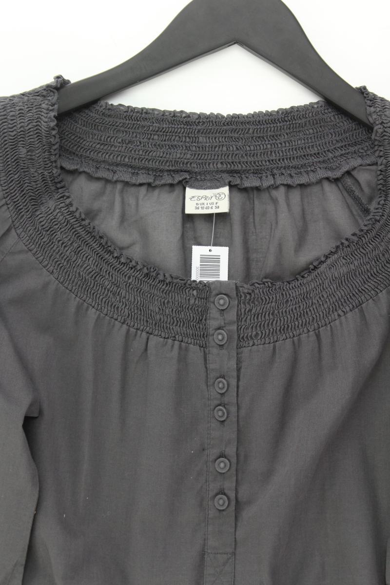 Esprit Bluse Gr. 36 3/4 Ärmel grau