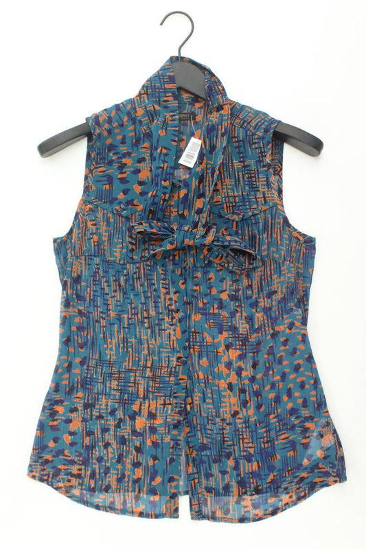 Esprit Collection Chiffonbluse Gr. 36 geometrisches Muster neuwertig Ärmellos